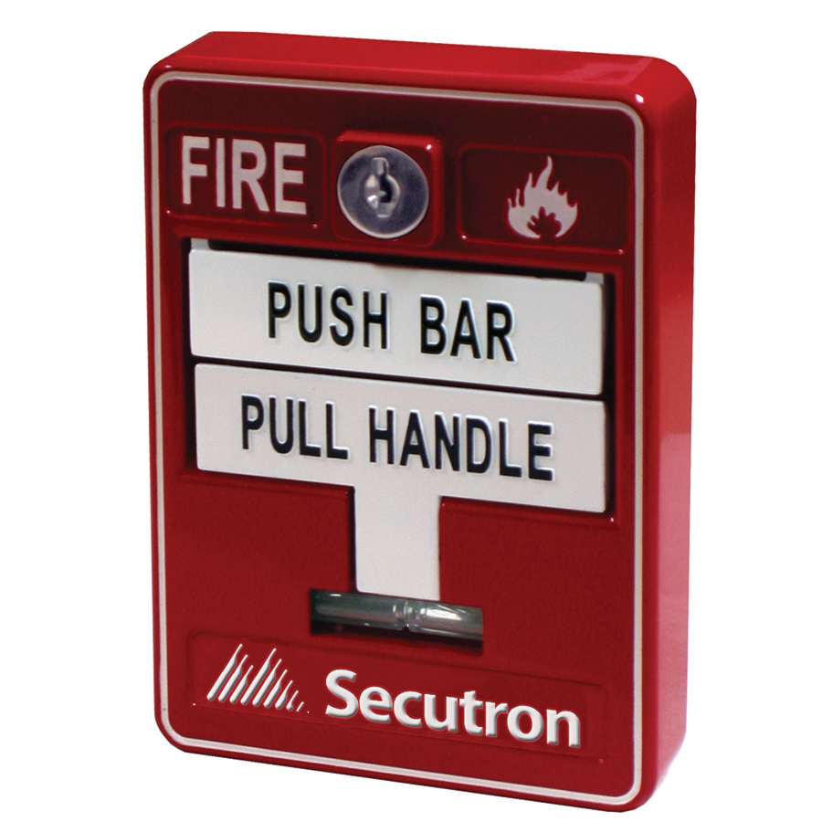 Secutron MRM-710U Dual Action Terminal Connections Manual Pull Station SPST